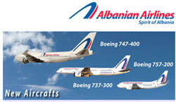 Image: Albanian airlines advert