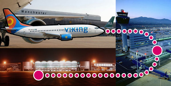 Can you tell which airport is which?
