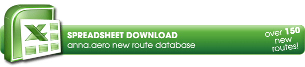 SPEADSHEET DOWNLOAD - Over 150 new routes for summer 2010 season