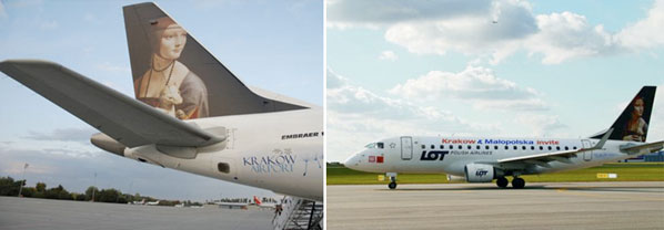 LOT has introduced a special aircraft on the Krakow-Rome route