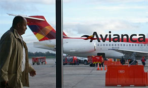 Colombia's domestic traffic up 40%; US 35% of international market; Avianca leading airline but Aires growing fast