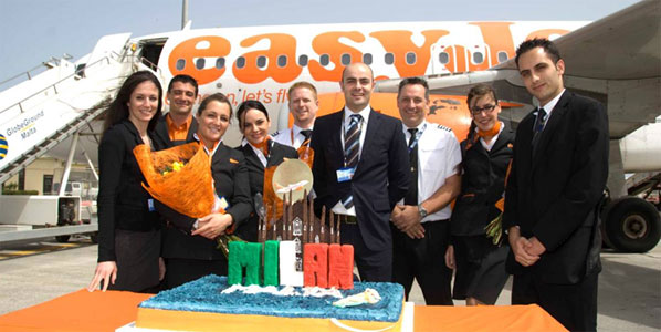 easyJet adds flights to Malta from its Milan base