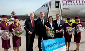 germanwings' new Hannover base launches with 16 routes; half of 75 weekly flights target airberlin monopoly routes