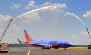 Northwest Florida Beaches International Airport (ECP) opens; Delta and Southwest share 40 daily flights