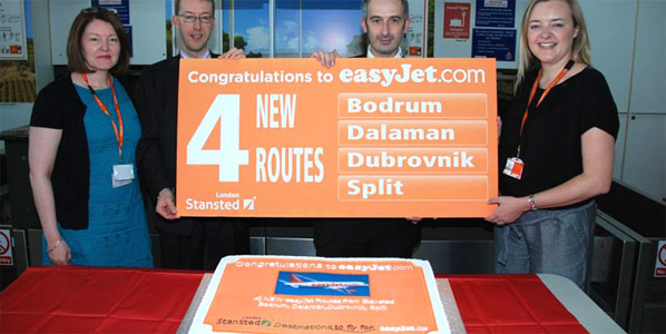 New easyJet routes from London Stansted