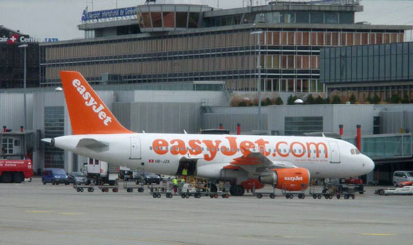easyJet is the dominant carrier at Geneva airport