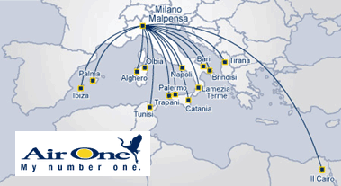 Air One Route Map