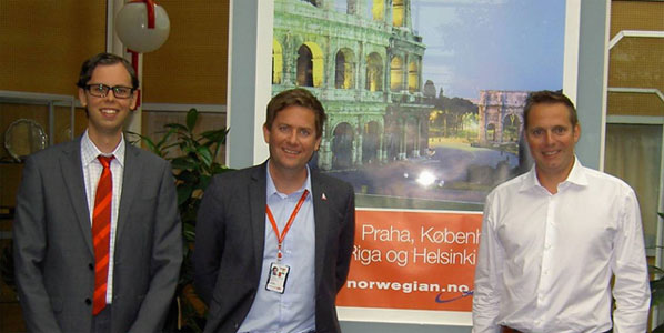 anna.aero’s Assistant Editor Andreas Akerman meets with Norwegian’s CCO Daniel Skjeldam and Director Network Thomas Ramdahl