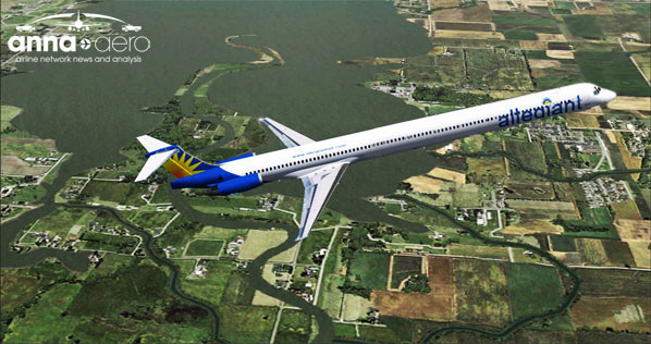 Allegiant adds more low-frequency leisure routes to Arizona and Florida; will add 16 seats to all MD80s
