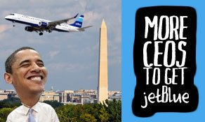 Washington Reagan welcomes JetBlue and more Delta routes in November; fares are 25% above average