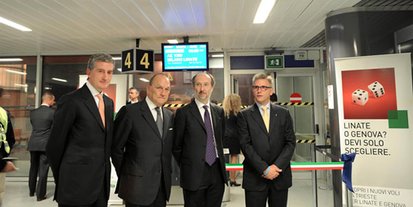 October 4: Alitalia launches Trieste to Genoa and Milan/Linate