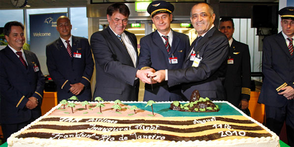 August 11 2010: TAM launches Rio-Frankfurt non-stop, contributing to a 30% improvement in Brazil’s August international traffic.