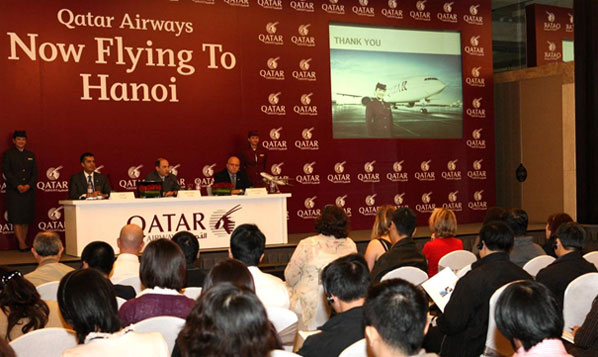 Qatar Airways route launch