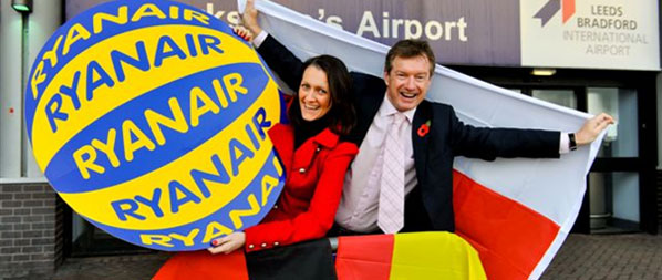 Ryanair Leeds Bradford Route Launch