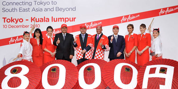 Launch ceremony for AirAsia X's first flight to Tokyo