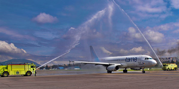 December 1 2010: TAME Ecuador launches Quito-Panama City services from the capital’s existing Mariscal Sucre International Airport. At 2,500 metres above sea level this airport is severely operationally restricted, ruling out non-stop operation to even the most obvious demand-led markets such as New York.