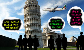 Alitalia uses Air One to get a bigger Pisa the action in Tuscany