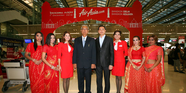 Kolkata was the fastest-growing of India’s major airports in 2010. Along with Delhi, which also grew in double digits, the two Indian airports got new, daily low-cost services with Thai AirAsia from Bangkok in December.