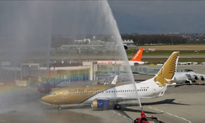 Gulf Air continued European expansion with new route to Geneva in Switzerland