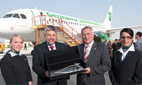 Germania receives first new A319; operating over 30 scheduled routes this summer from nine German airports