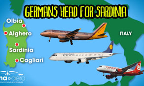 Meridiana fly still bigger than Ryanair in Sardinia; airberlin starting three new routes in May