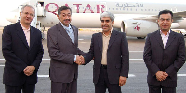 Qatar Airways celebrate new Doha to Shiraz route