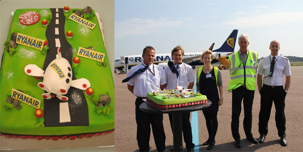 Ryanair celebrate its 10th anniversary at Gothenburg City Airport