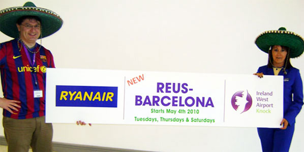 Ryanair Reus-Barcelona - Knock route launch