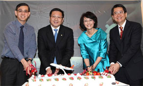 TransAsia has launched a new international route from Taipei to Singapore