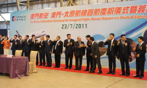 Air Macau launches new route to Taiyuan in northern China from Macau
