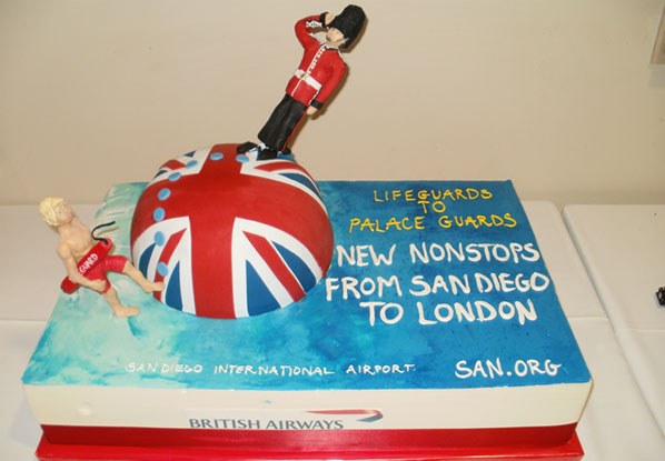 OK, observant anna.aero readers will notice this cake celebrates the resumption of British Airways’ London Heathrow to San Diego route on June 1. But it’s so darn good we wanted to use it again to illustrate the buoyancy of May’s UK-USA services.