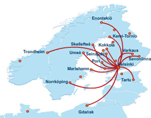 Flybe's Nordic Routes