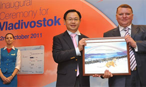 Vladivostok Air launches route to Hong Kong and Singapore