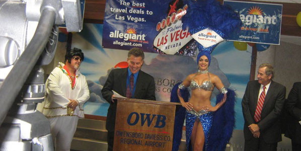 Allegiant Air launches new route from Las Vegas to Owensboro