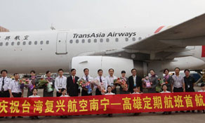 TransAsia launches new routes across the Taiwan Strait