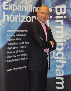 Expanding horizons: William Pearson (44) is Birmingham’s brand new Head of Route Development having previously been Head of Aviation Sales at Manchester. Pearson is no stranger to Birmingham, having previously set up and managed the Birmingham arm of Airport Coordination Ltd (ACL). He also tells anna.aero “I grew up just the other side of Sutton Coldfield, so I’m a Brummie really.”