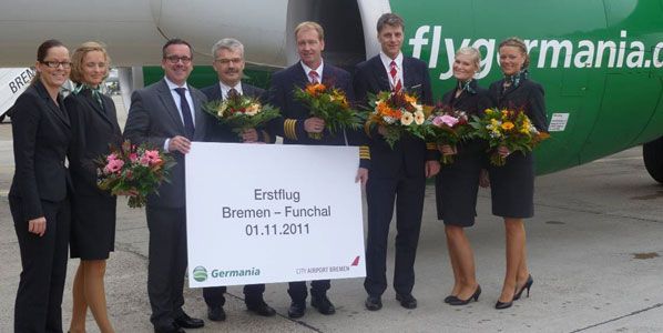 Germania links Bremen to Madeira with weekly flights