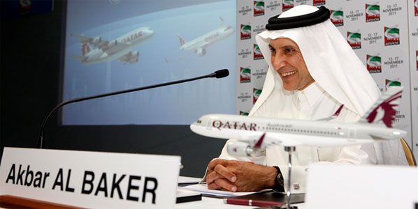 At Dubai this week (and about to say some harsh things about Airbus). By announcing Helsinki flights Qatar Airways will become the first of the MEB3 carriers to serve four Nordic capitals; Copenhagen, Helsinki, Oslo and Stockholm. Qatar has launched 14 other destinations in 2011.