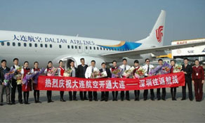 Dalian Airlines starts operations with four routes