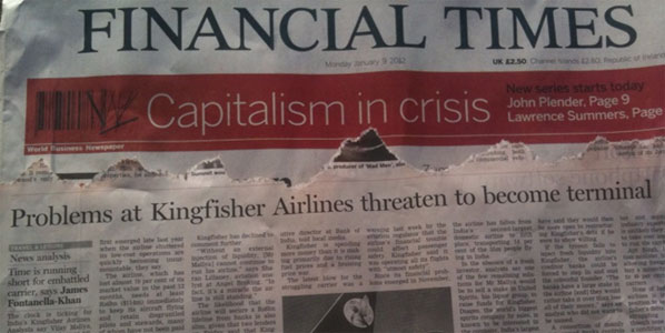 This week’s unflattering financial coverage of Kingfisher Airlines in the Financial Times.