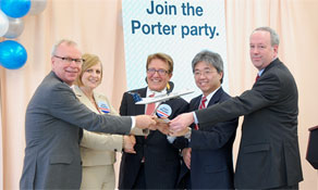 Porter makes Washington its latest US destination from Toronto City; passengers up 35% to over 2 million in 2011