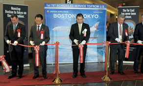 JAL launches its first 787 route from Tokyo to Boston