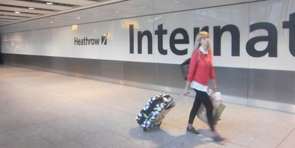 Terminal 5 at Heathrow International Airport