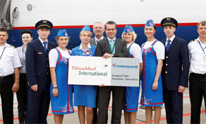 OrenAir launches services from Novosibirsk to Düsseldorf