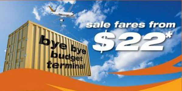Tiger Airways “Bye-Bye Budget Terminal Sale” marks the closure of Changi’s low cost facility which first opened in 2006.