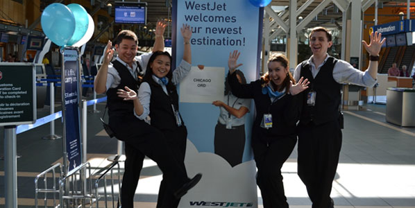 WestJet arrives in Chicago O’Hare with services from Calgary and Vancouver