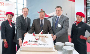 airberlin launches only non-stop service between Germany and Kaliningrad