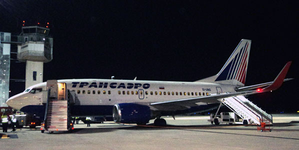 The weekly flights from the Russian airline’s main hub at Moscow Domodedovo Airport operate with 737-500 aircraft.