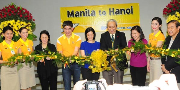 March 2012: Cebu Pacific’s new route between the capitals  of the Philippines and Vietnam is cut by Ballsy Aquino-Cruz, sister of the Philippines’ president Benigno Aquino III, 