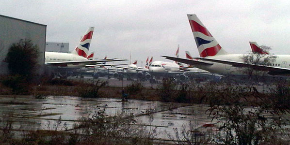Winter holidays: British Airways would probably like to park a lot more aircraft in winter, but can’t afford to risk losing Heathrow slots. 